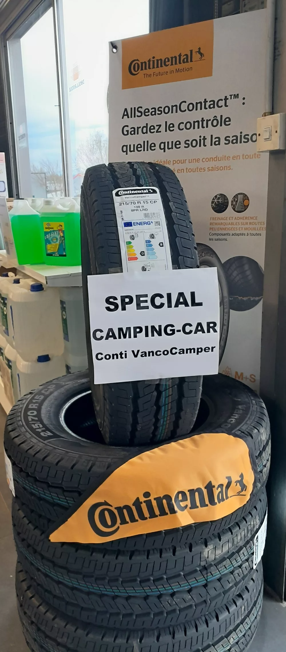 pneu continental camping car auch