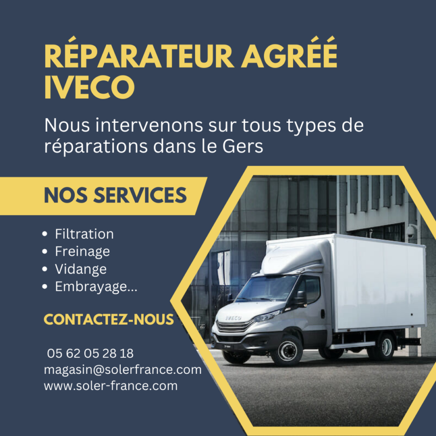 Vous avez un camion Iveco qui a besoin de réparations ?